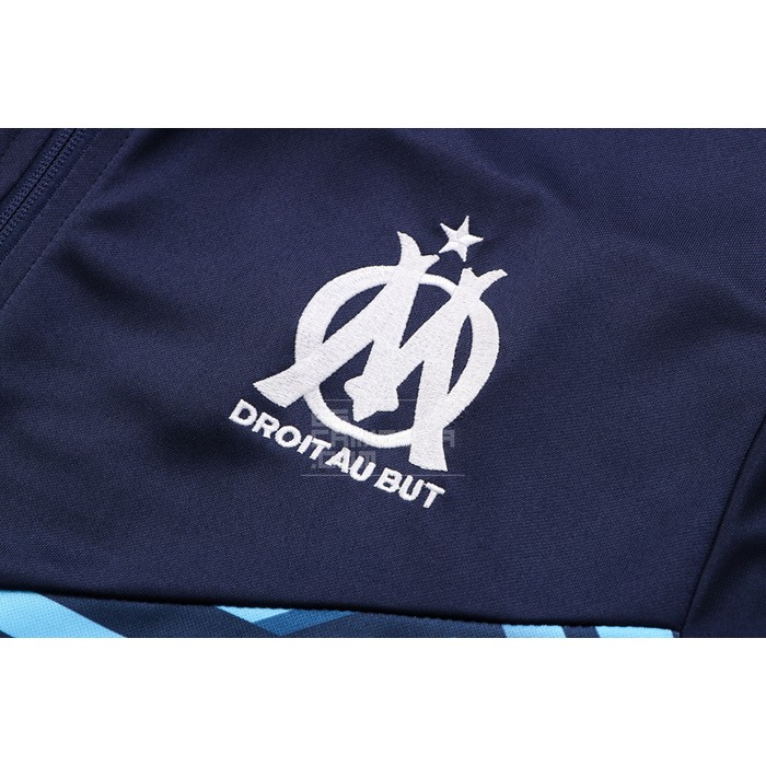 Chaqueta del Olympique Marsella 22-23 Azul Oscuro - Haga un click en la imagen para cerrar
